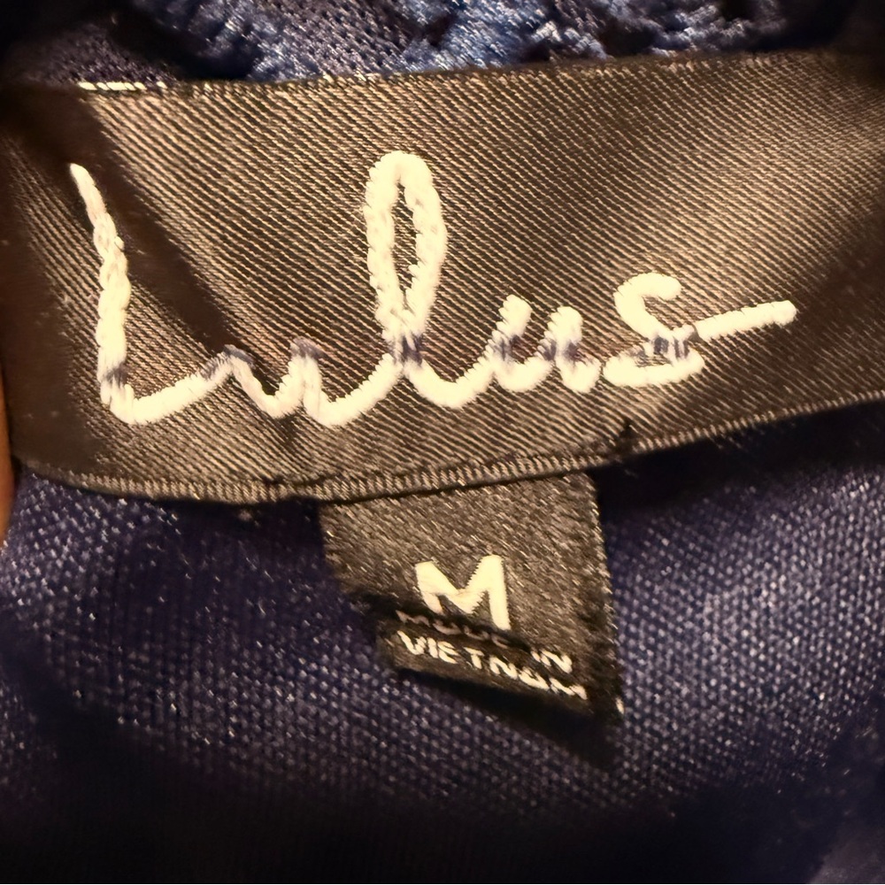 Lulus Romance Language Backless Navy Lace Bodycon Cocktail Party Dress Size M - Picture 11 of 11